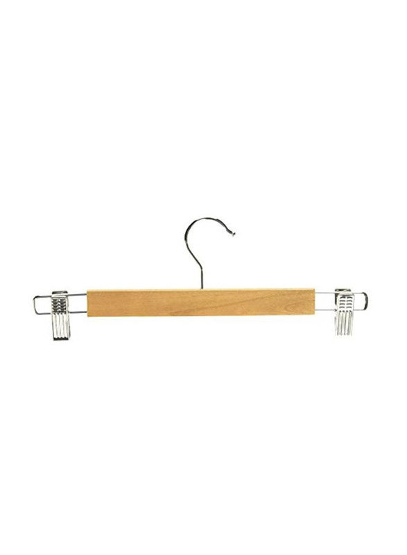 Whitmor 5-Piece Wooden Skirt Hangers, 6026-341, Beige