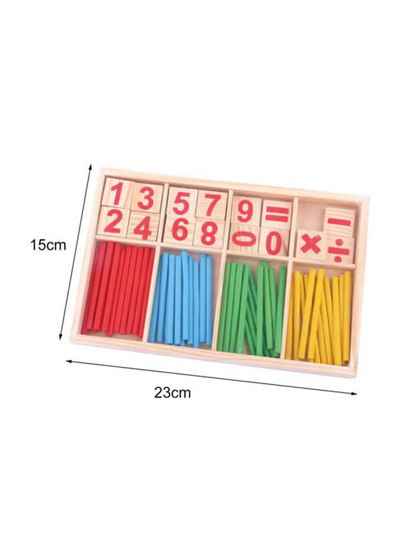 Wooden Counting Stick Early Learning Mathematical Toy, Ages 3+