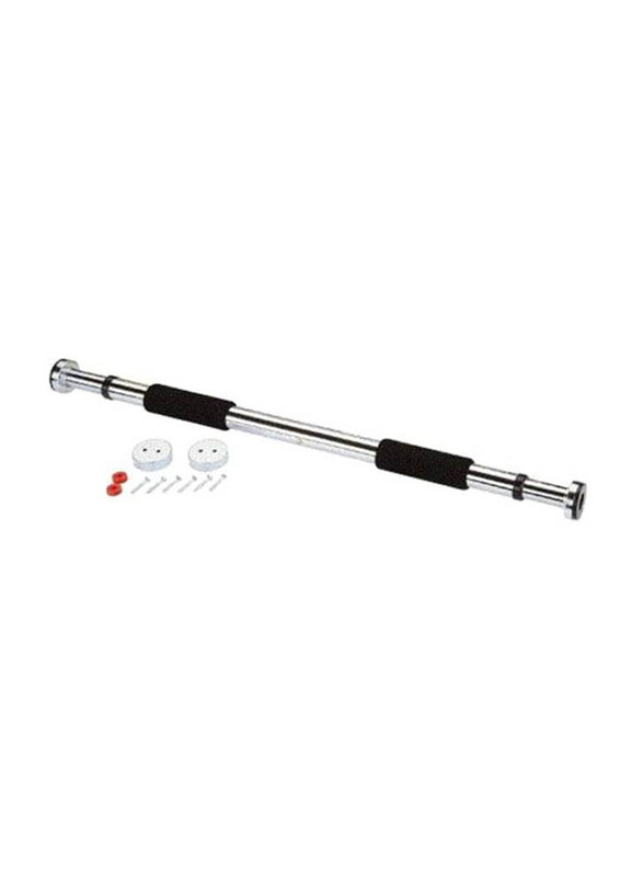 Pro Action Door Gym Bar, Silver/Black