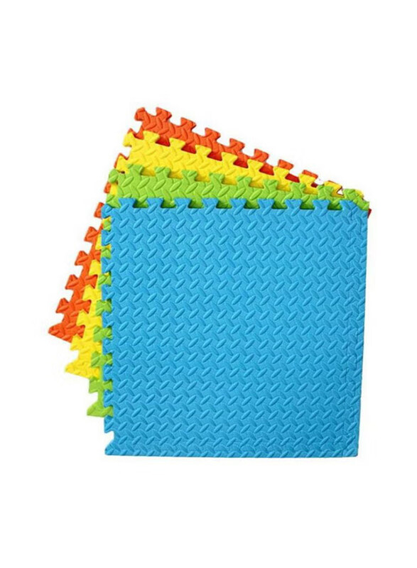 

Generic 4-Piece Educational And Attractive Rainbow Toy Puzzle Foam Mat Set For Kids, Multicolour, Upto 12 Months