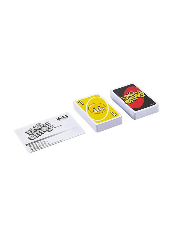 Mattel Games UNO Emoji Theme Family Card Game, Ages 7+