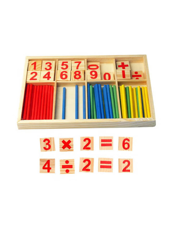 Wooden Counting Stick Early Learning Mathematical Toy, Ages 3+