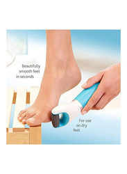 Amope Pedi Perfect Electronic Foot File for Women, ASA-142, Blue/White/Black