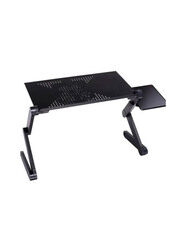 Foldable Laptop Table, Black