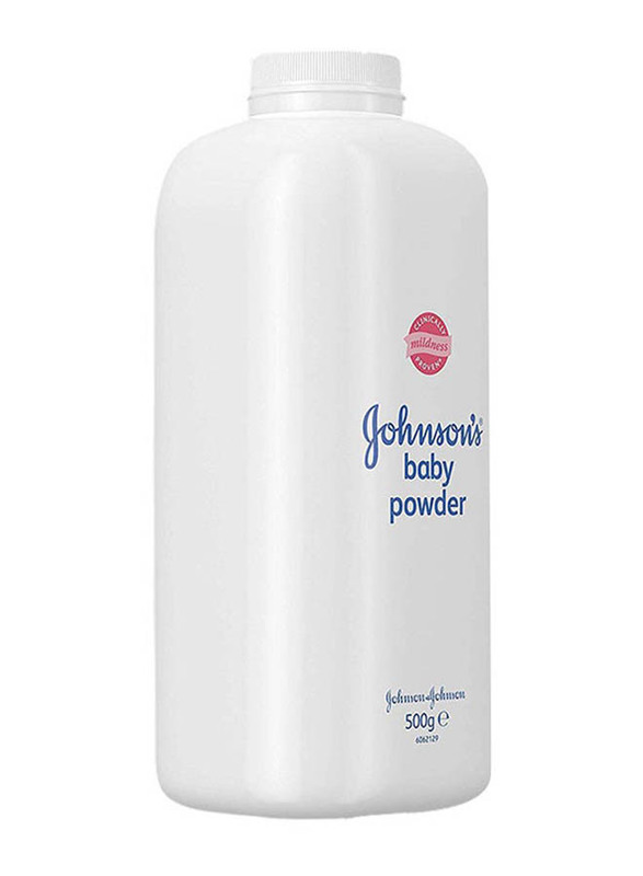 Johnson's 500gm Dermatologist Tested Hypoallergenic Long-Lasting Freshness & Skin Comfort Baby Powder, White