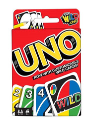 Uno Get Wild Card Game, Multicolour