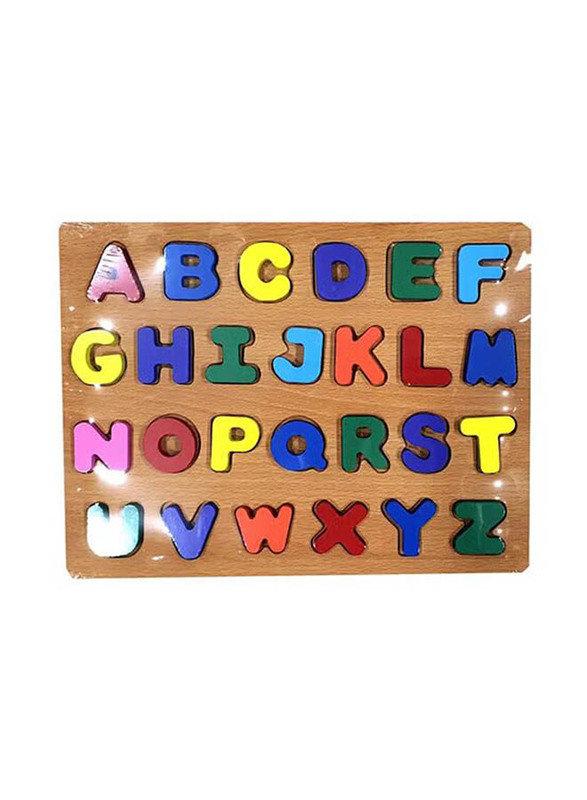 26 Wooden Capital Alphabet Letters, Ages 2+