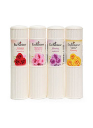 Enchanteur 4-Piece Enticing Perfumed Talcum Powder, 250g, White