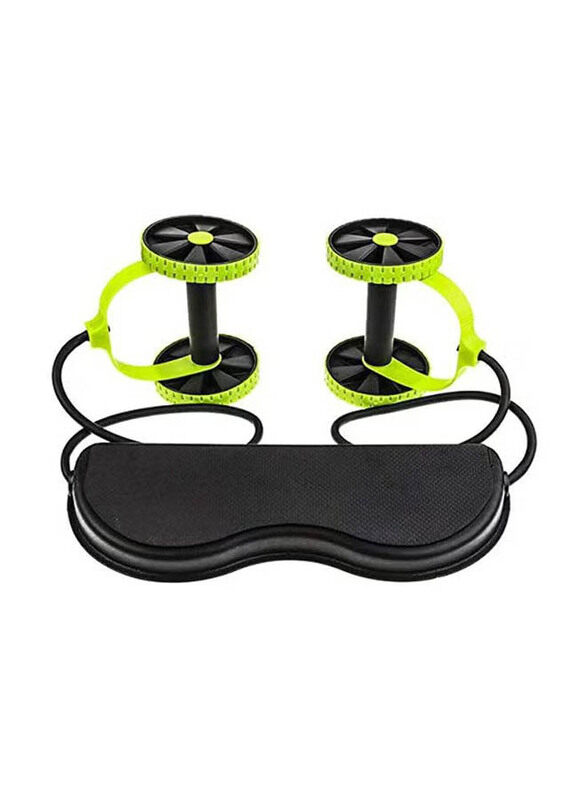 

Generic Ab Roller Wheel with Knee Mat & Resistance Band Set, Multicolour