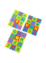 36-Piece Alphabet Puzzle Foam Mat, Multicolour, Ages 4+