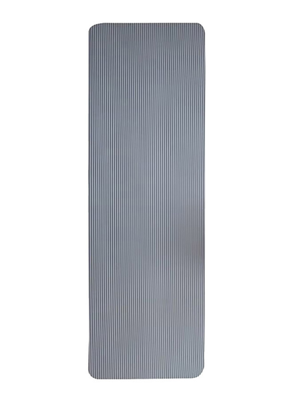 Anti-Tear Exercise Mat with Carrying Strap, 60cm, Grey