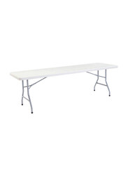 NPS 3000 Series Heavy Duty Folding Table, White/Grey