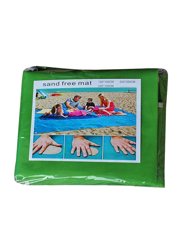 Sand Proof Magic Beach Blanket, Green