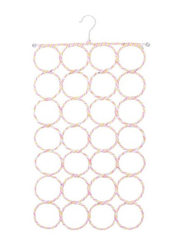 24 Hole Scarf Hanger, Multicolour