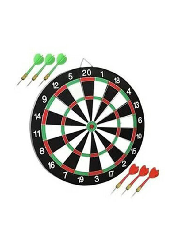 

Generic 17-inch Dart Board Game Set, 7 Pieces, Multicolour