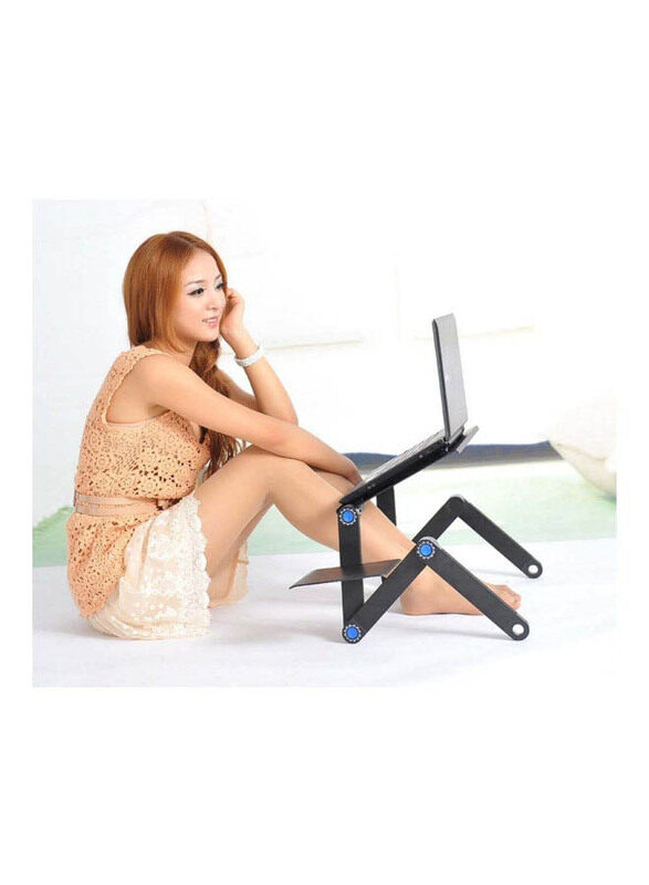 Foldable Laptop Table, Black