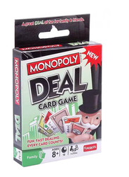 Hasbro 110-Piece Deal Monopoly Card Game Set, Multicolour