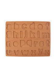 Wooden Puzzle Alphabet Letters Toy, Ages 6+, Multicolour