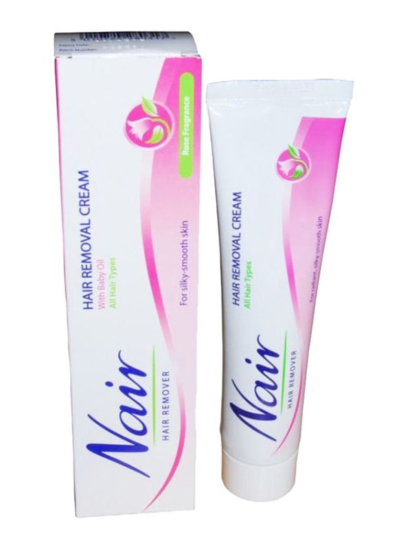 Nair Rose Fragrance Hair Removal Cream, 110ml