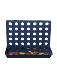 Connect 4 Brain Teaser Toy Puzzle, Multicolour