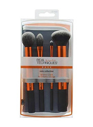 Real Techniques Makeup Brush Set, 4 Pieces, Multicolour