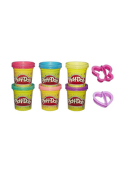 Play-Doh Sparkle Compound Collection Clay, Multicolour, 6 Piece, Ages 3+