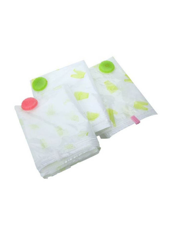 5-Piece Vacuum Storage Bag, 80 x 110 cm, Multicolour