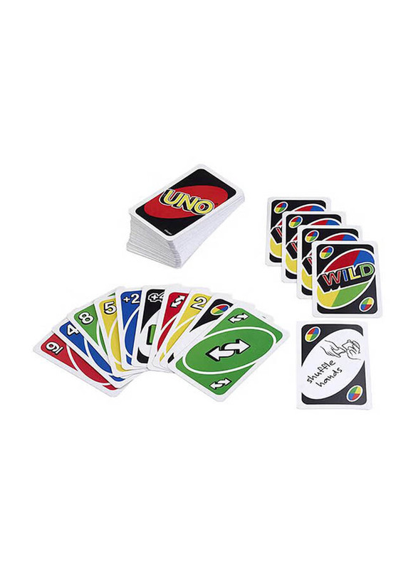 Uno 112-Piece Mattel Playing Card Game, Multicolour