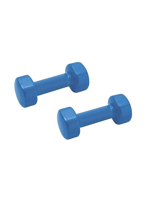 

Generic Vinyl Coated Fixed Weight Dumbbells Set, 2 x 4 KG, Blue