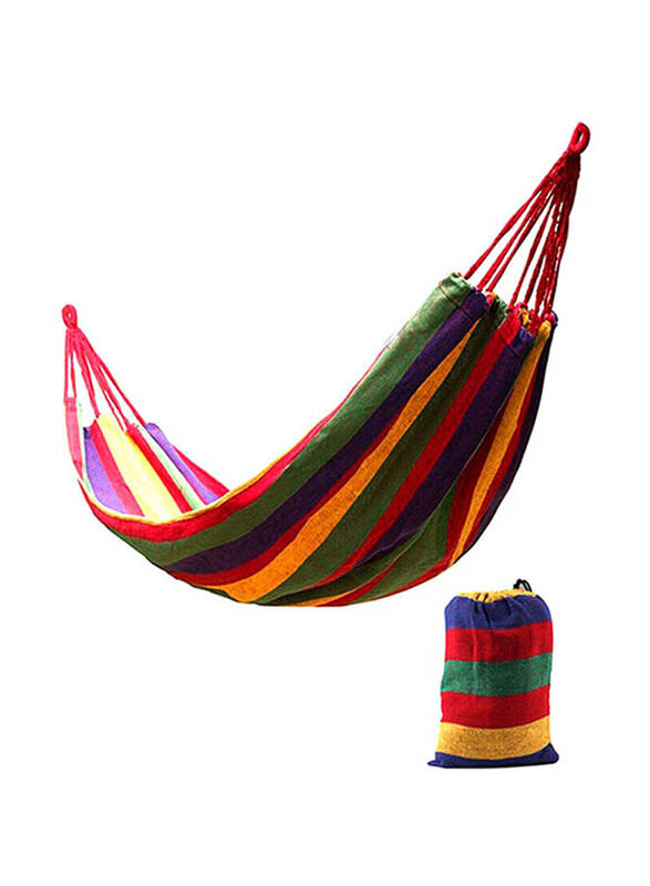

Generic Striped Garden Hammock, One Size, ZM1235102, Red