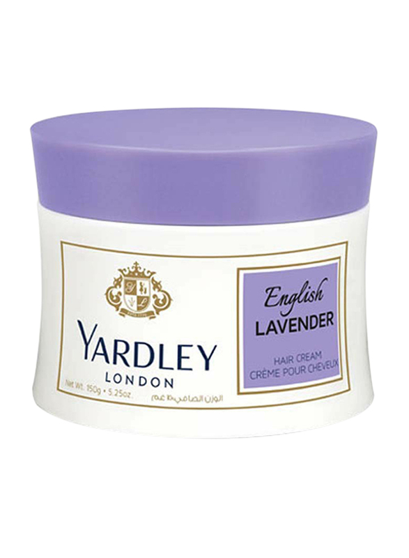 Yardley of London English Lavender Hair Cream for All Types Hair, 150gm