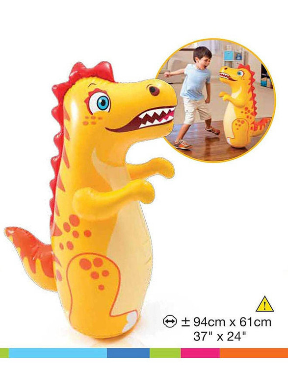 Intex 3D Inflatable Dinosaur Bop Bag, 44669NP, Multicolour