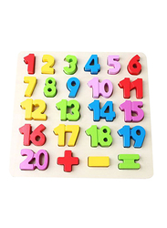 24-Piece Numbers Alphabet Wooden Puzzle