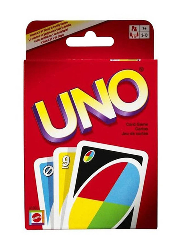 Mattel Uno Card Game, Ages 7+, Multicolour