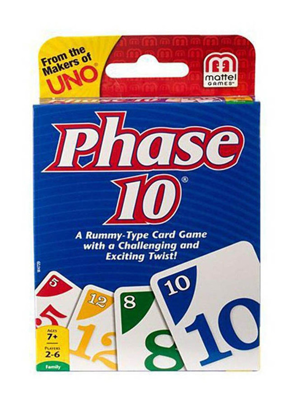 Mattel Games Phase 10 Card Game, Ages 7+