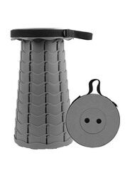 Folding Telescopic Stool, Y16595GY, Grey
