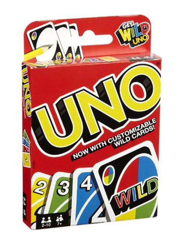 

Mattel Games Get Wild 4 Uno Card Game, Ages 7+