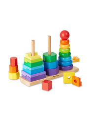 Melissa & Doug Geometric Stacker, 25 Piece, Multicolour