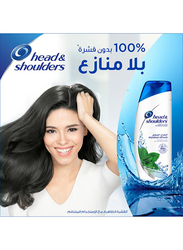 Head & Shoulders Menthol Refreshing Shampoo for All Hair Types, 400ml