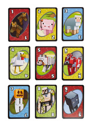 Uno Minecraft Card Game, Ages 7+, Multicolour