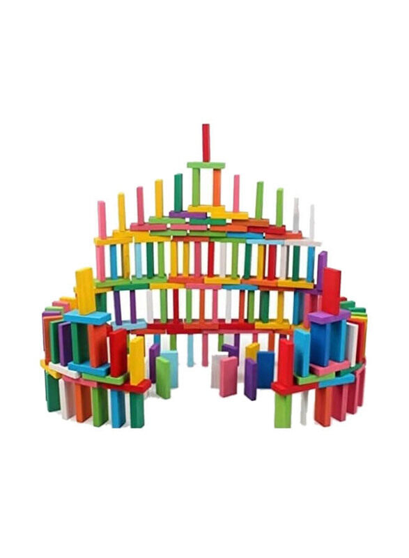 

Generic 120-Piece Wooden Dominos Blocks Set, Ages 3+, Multicolour