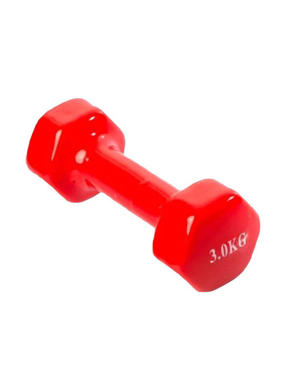 

Generic Weight Lifting Dumbbell, 3 KG, Red