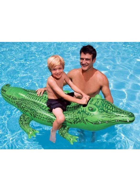 Intex Little Gator Ride-On Toy, 11973, Green