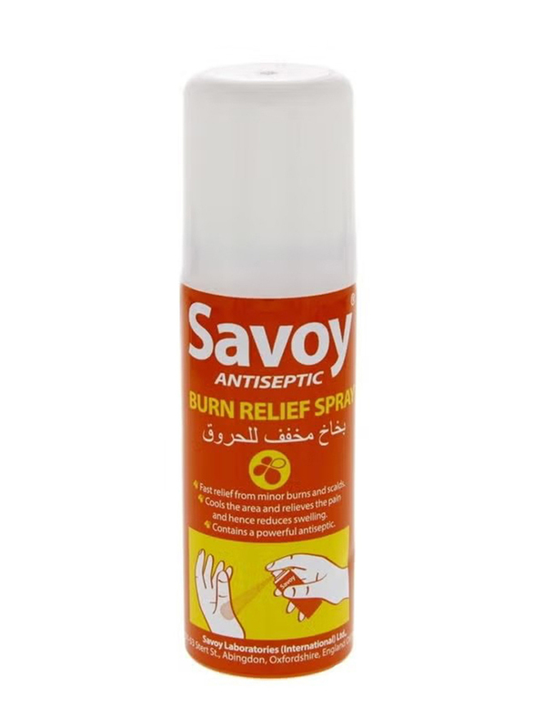 Savoy Antiseptic Burn Relief Spray, 26908, 50ml