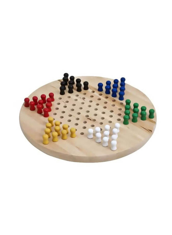 999-Piece Wooden Chinese Checkers Board Game Set, Ages 6+