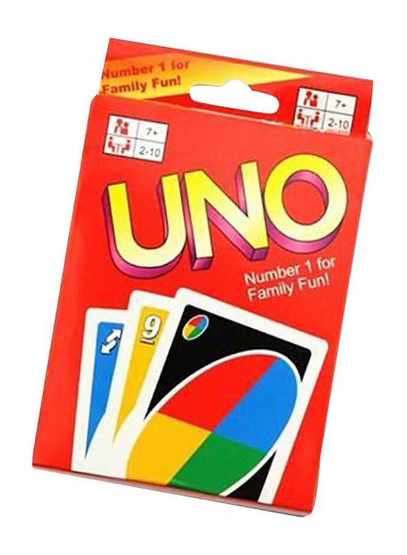 Uno Family Fun Card Game, Ages 7+