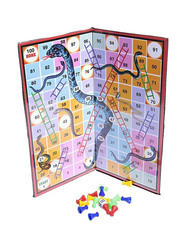 Ta Sports 2-In-1 Snakes And Ladders Board Game, Ages 6+