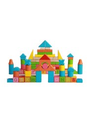 Building Blocks Set, 100 Pieces, Ages 3+, Multicolour