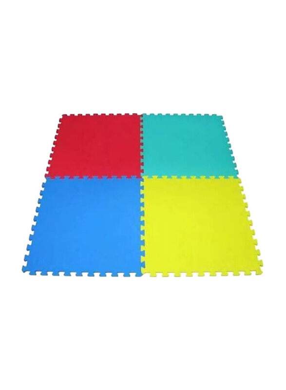 

RbwToys 4-Piece Portable Lightweight Compact Authentic Interlocking Floor Foam Mat Set, Multicolour, Ages 5+