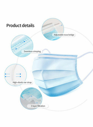 3-Layered Disposable Face Mask, 25-Piece